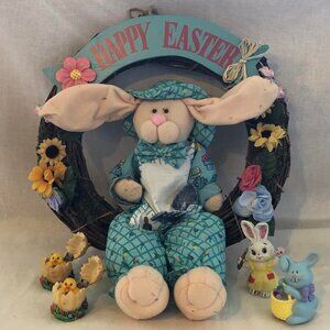 Set of 5 Happy Easter Decorations